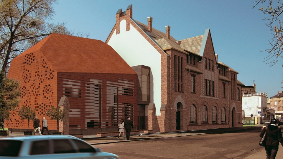Wizualizacja rozbudowy budynku Kujawsko-Pomorskiego Centrum Kultury w Bydgoszczy