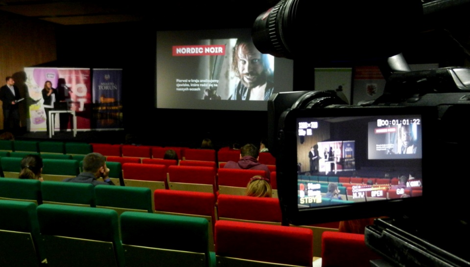 W trakcie konferencji prasowej przedstawiono szczegóły 12. edycji Międzynarodowego Festiwalu Filmowego "Tofifest" w Toruniu. Fot. Iwona Muszytowska-Rzeszotek