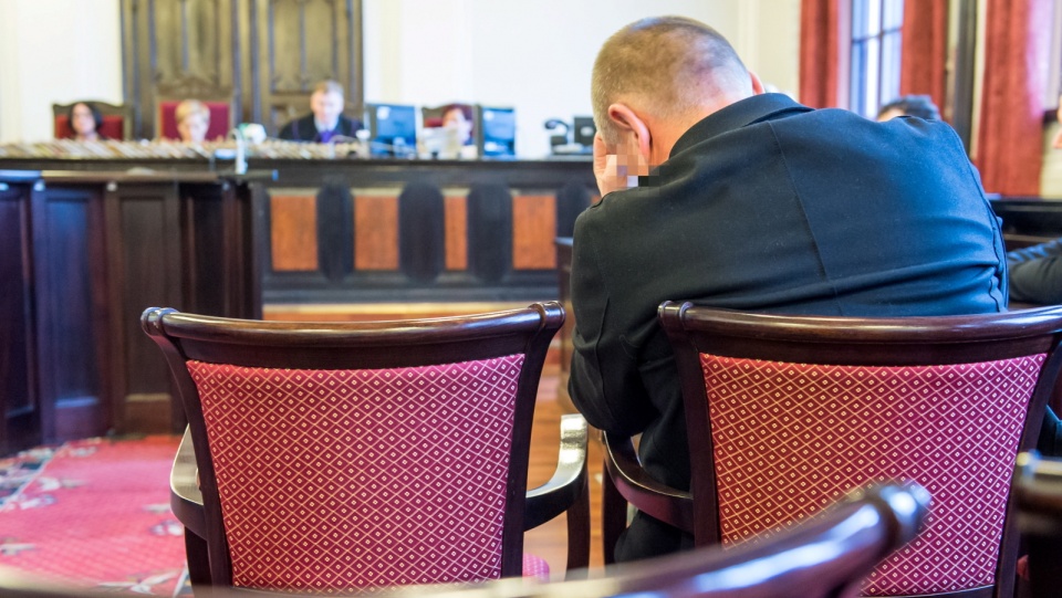 Oskarżony o zlecenie zabójstwa Tomasz G. podczas ogłoszania wyroku. Fot.PAP/Tytus Żmijewski