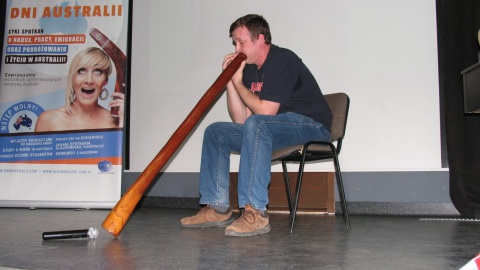 Warsztaty didgeridoo. Fot. Tomasz Kaźmierski