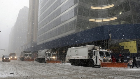 Nowy Jork opustoszał czeka na potężną śnieżycę