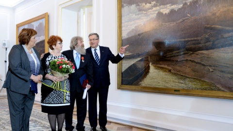 Podróżnik Aleksander Doba uhonorowany przez prezydenta Komorowskiego