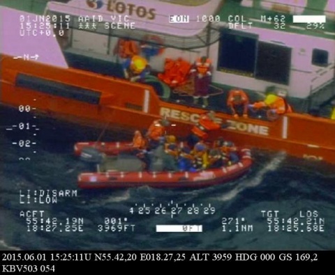 Akcja ratownicza na Baltyku: 12 uczestniczek rejsu - bezpieczne