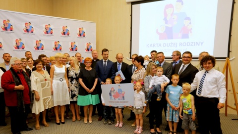 Kujawsko-Pomorskie przystąpiło do ogólnopolskiej Karty Dużej Rodziny