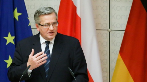 Komorowski: dobre relacje polsko-niemieckie szansą dla Polski w UE