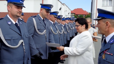 Minister Piotrowska na Święcie Policji w Sępólnie Krajeńskim