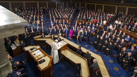 Silne polityczne przesłanie papieża do kongresmenów