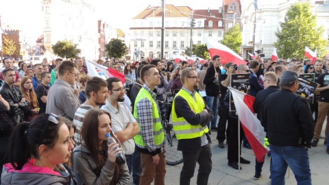 Marsz antyimigracyjny w Toruniu