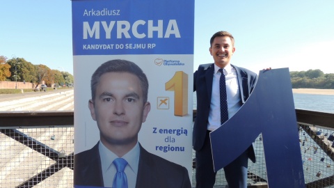 Arkadiusz Myrcha, lider toruńsko-włocławskiej listy PO rozpoczął kampanię wyborczą