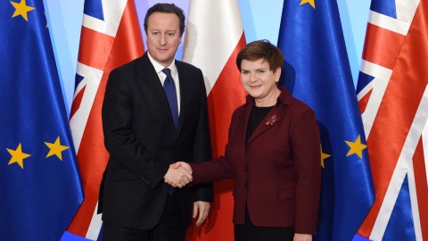 Spotkanie premier Szydło z szefem brytyjskiego rządu