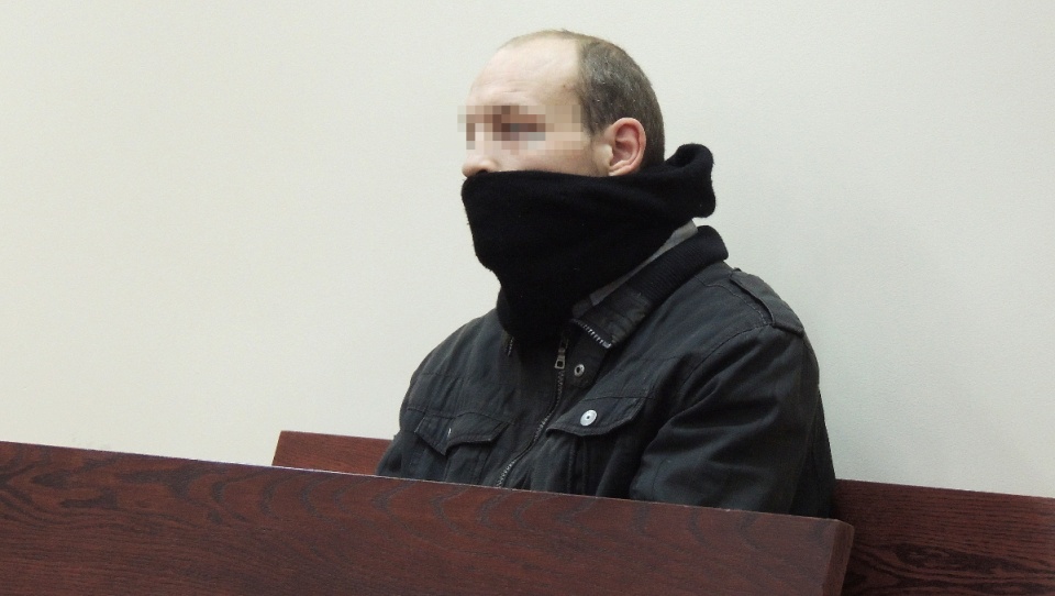 Oskarżony podczas rozprawy we włocławskim sądzie. Fot. Marek Ledwosiński