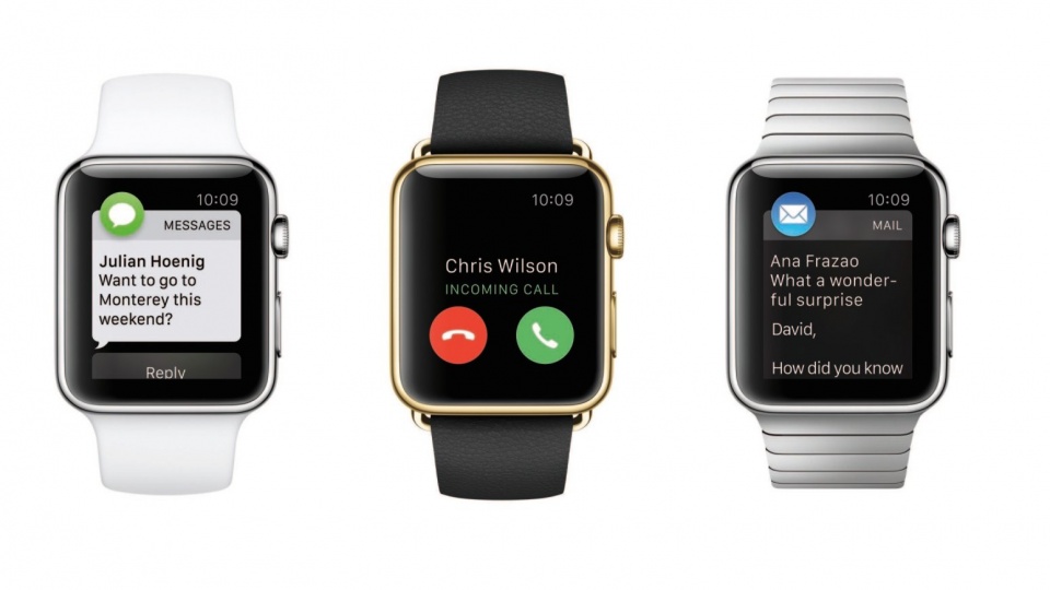 Apple Watch pozwala odbierać rozmowy telefoniczne i czyta e-maile. Fot. PAP/EPA