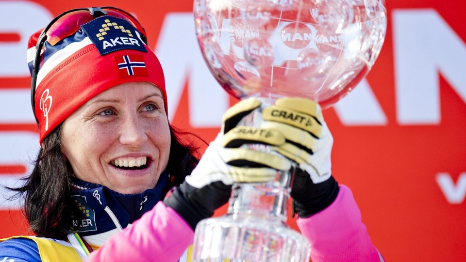 W zakończonym sezonie Marit Bjoergen wygrała w konkurencjach narciarskiego Pucharu Świata wszystko, co tylko się dało. Fot. PAP/EPA