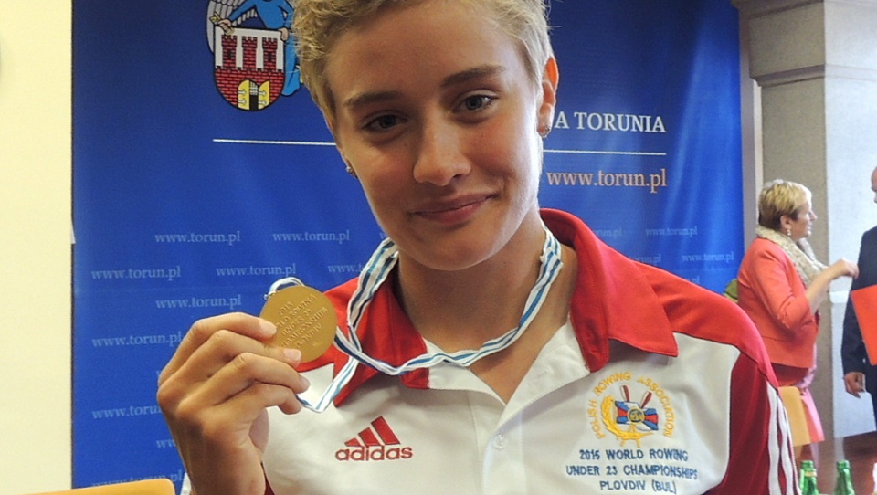 Katarzyna Zillmann - złota medalistka Młodzieżowych Mistrzostw Świata w wioślarstwie. Fot. Michał Zaręba