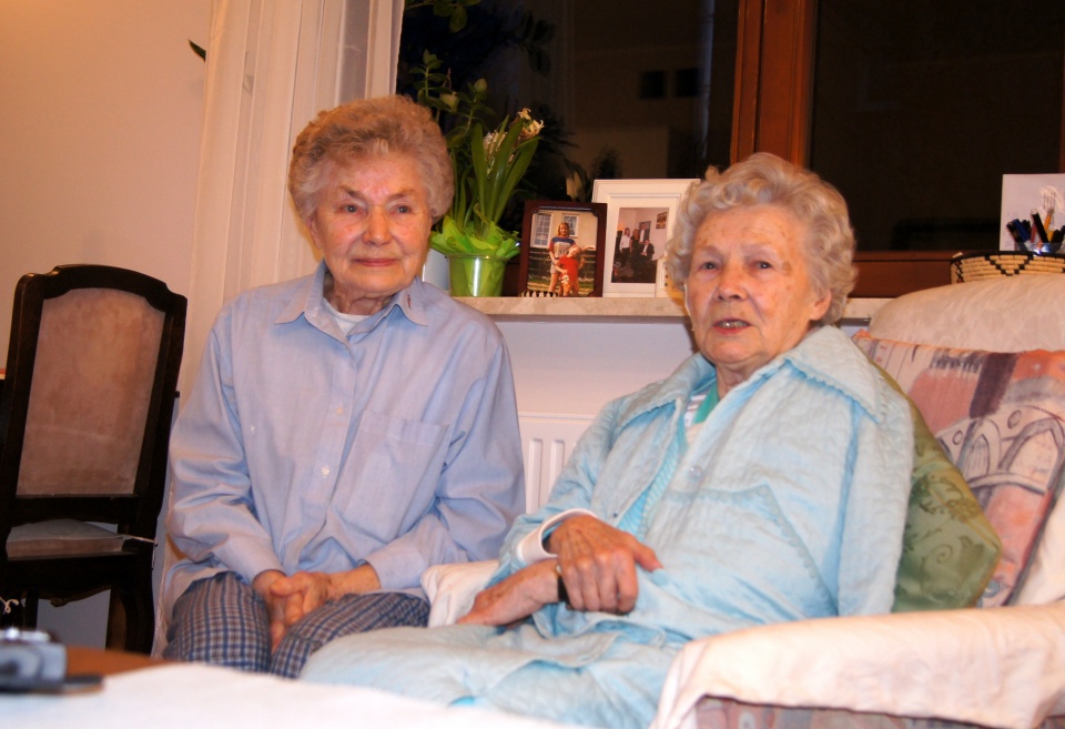 Pani Basia i jej siostra Pani Wanda Fot. H. Żyłkowski