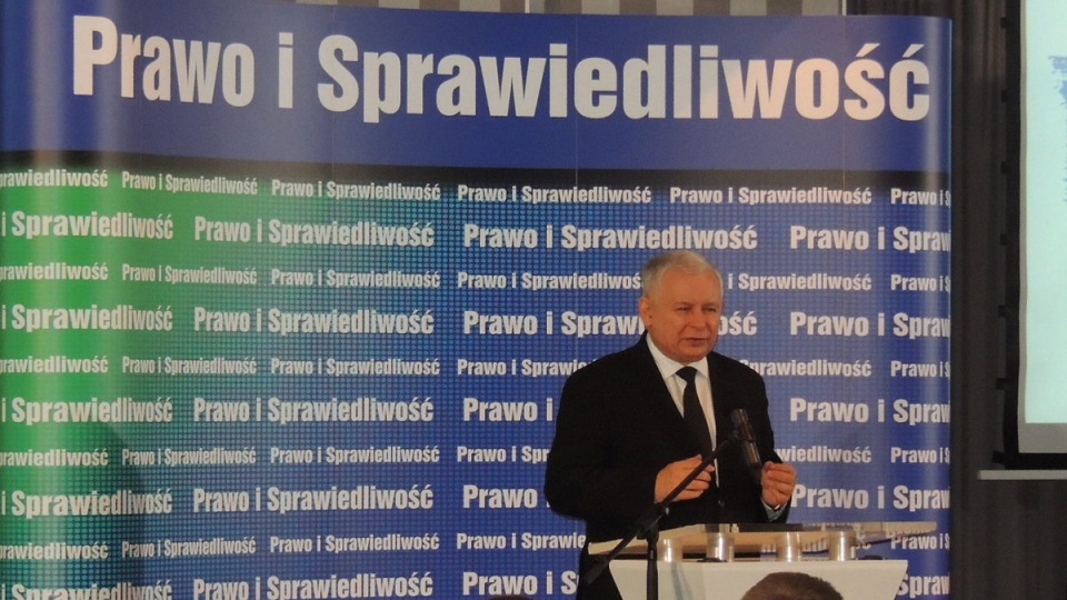 Do walki o głosy przekonywał w Toruniu i Bydgoszczy prezes PiS, Jarosław Kaczyński. Fot. Tatiana Adonis