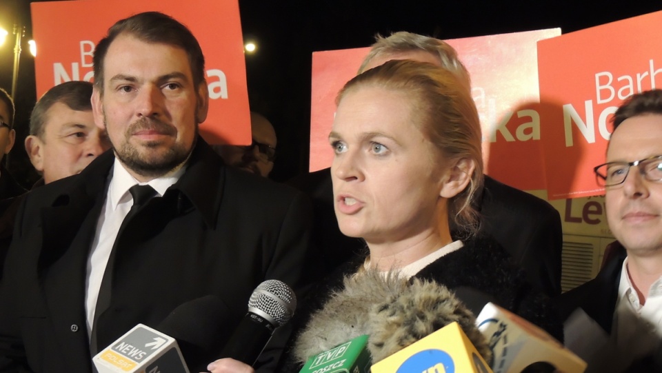 Barbara Nowacka zaapelowała do niezdecydowanych wyborców, by poparli właśnie jej ugrupowanie. Fot. Marek Ledwosiński