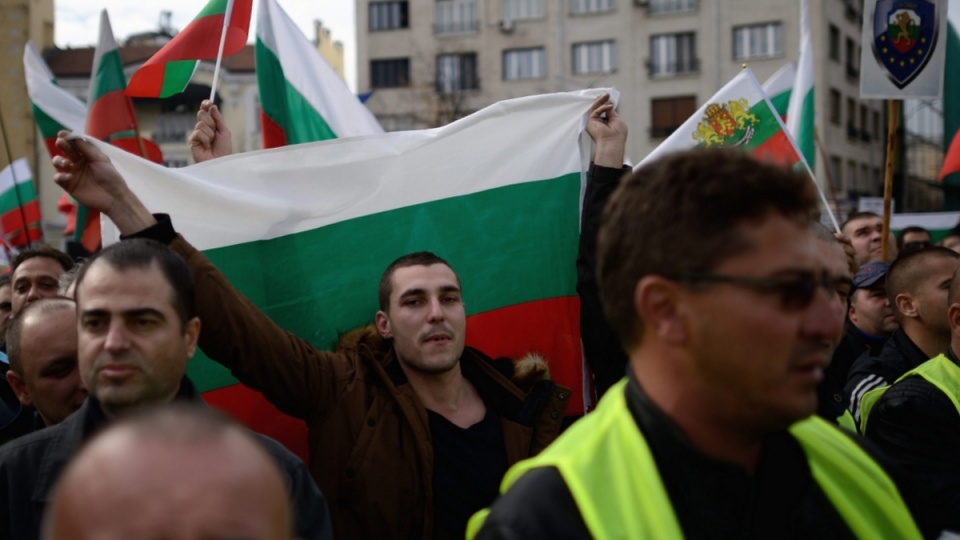 Wiec odbył się mimo, że rząd Bułgarii wycofał się z kontrowersyjnych reform. Fot. PAP/EPA/VASSIL DONEV