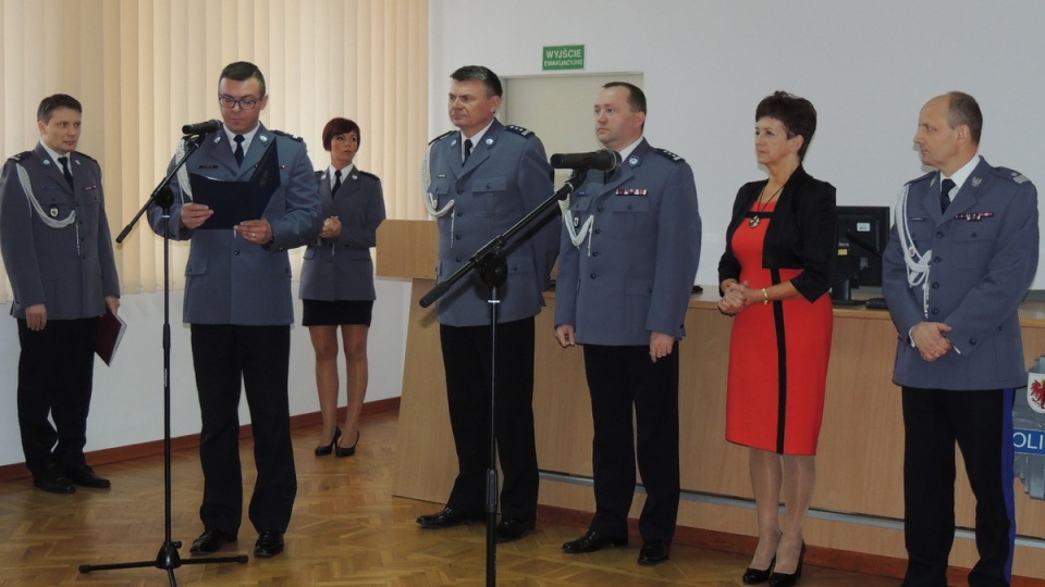 Uznanie dla pracy policjantów i pracowników cywilnych wyraził m.in. gen. Krzysztof Zgłobicki. Fot. Tatiana Adonis