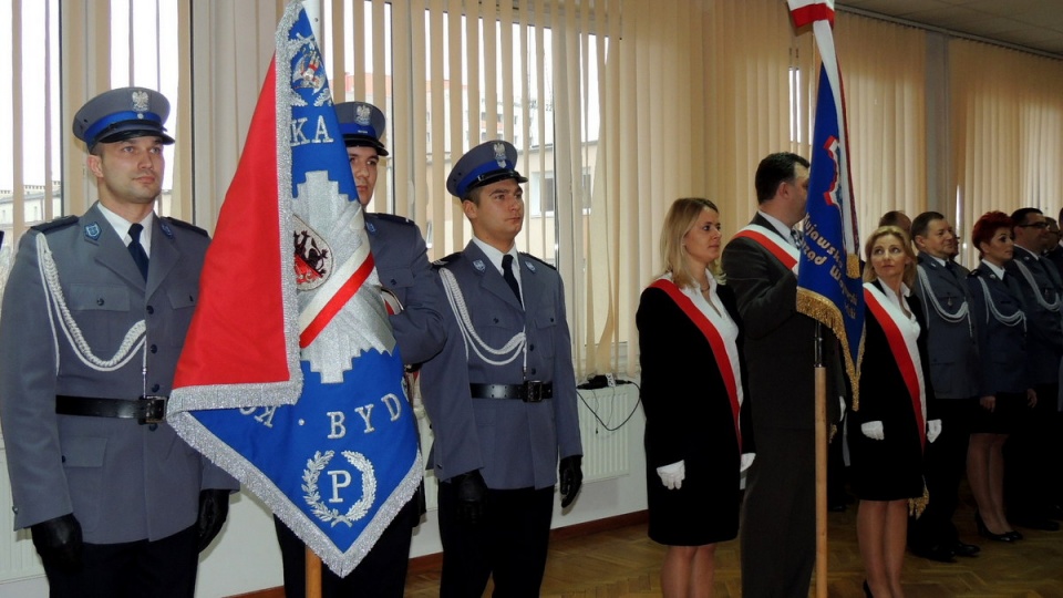 Uroczystości odbyły się w Komendzie Wojewódzkiej Policji w Bydgoszczy. Fot. Tatiana Adonis