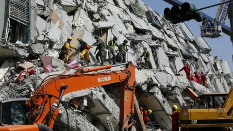 Już 29 ofiar śmiertelnych trzęsienia ziemi na Tajwanie