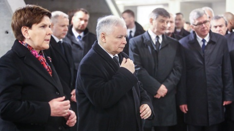 Premier i lider PiS w Świątyni Opatrzności Bożej uczcili pamięć ofiar katastrofy smoleńskie
