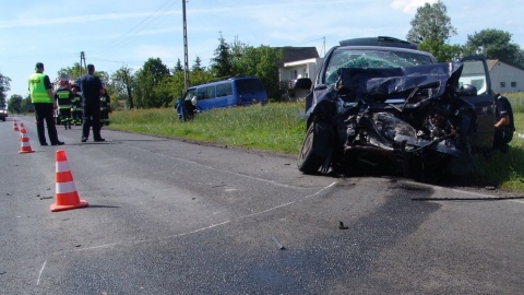 Wypadek w Ostrowitem koło Golubia-Dobrzynia