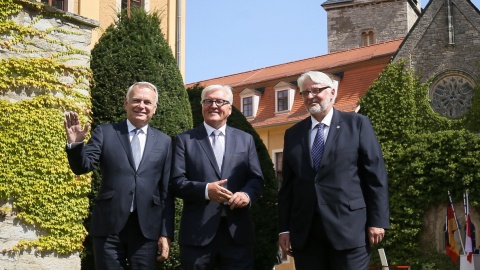 Spotkanie szefów MSZ Polski, Niemiec i Francji w 25. rocznicę Trójkąta Weimarskiego