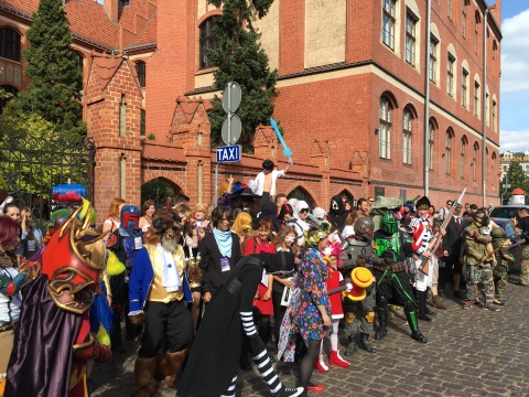 Parada Cosplayowa na festiwalu Copernicon w Toruniu