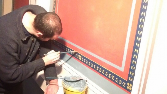 Finał prac konserwatorskich przy malowidłach w bydgoskim ośrodku Braillea