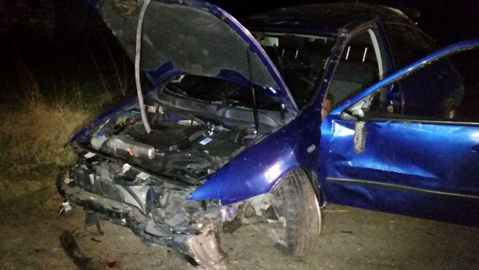 21-letni kierowca seata leona zginął na miejscu. Fot. KPP Radziejów