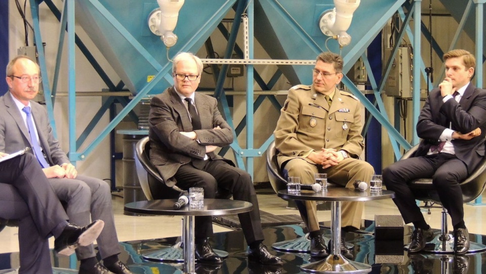 Uczestnikiem bydgoskiej debaty był wiceminister obrony narodowej, Bartosz Kownacki. Fot. Robert Erdmann