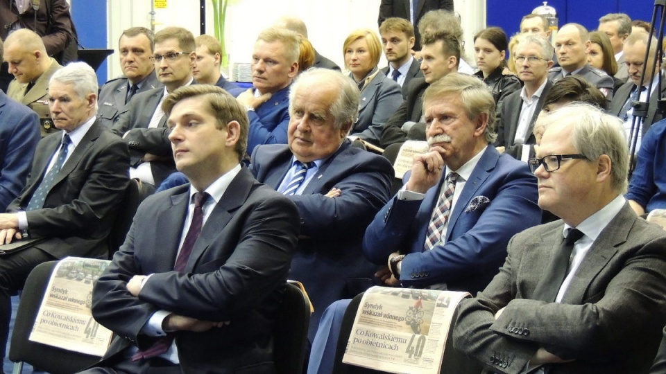 Uczestnikiem bydgoskiej debaty był wiceminister obrony narodowej, Bartosz Kownacki. Fot. Robert Erdmann