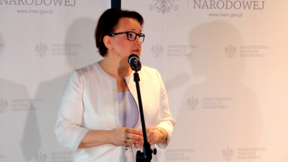 Przebywająca w Toruniu Anna Zalewska zapowiedziała zmiany w polskim systemie edukacji. Fot. Monika Kaczyńska