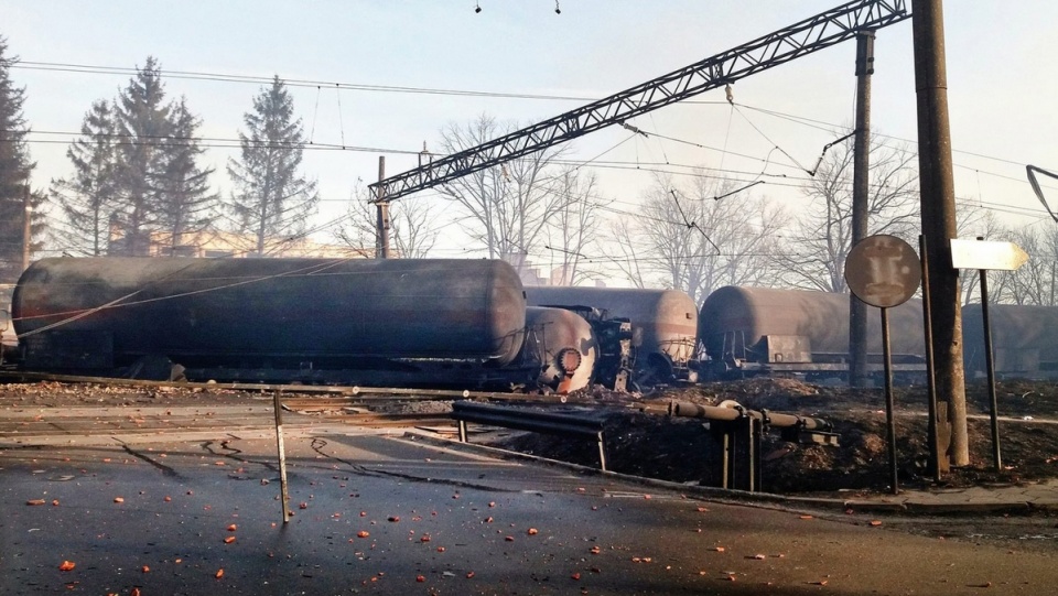 Eksplozja spowodowała pożar, który rozszerza się. Fot.PAP/EPA/STOYAN NIKOLOV