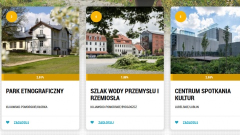 Bydgoski szlak TeH2O i skansen w Kłóbce w plebiscycie na 7 Nowych Cudów Polski
