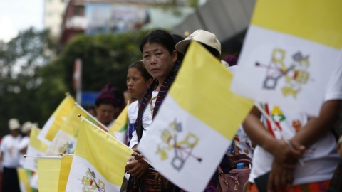 Papież Franciszek przybył do Birmy