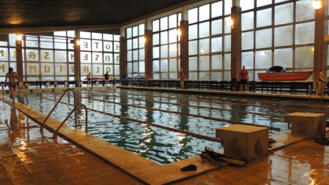 Oficjalne zamknięcie basenu przy ul. Bażyńskich w Toruniu przed modernizacją