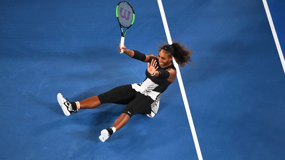 W sobotę Serena Williams może świętować 23. wielkoszlemowy tytuł. Amerykanka wygrała Australian Open 2017. Fot. PAP/EPA/DEAN LEWINS