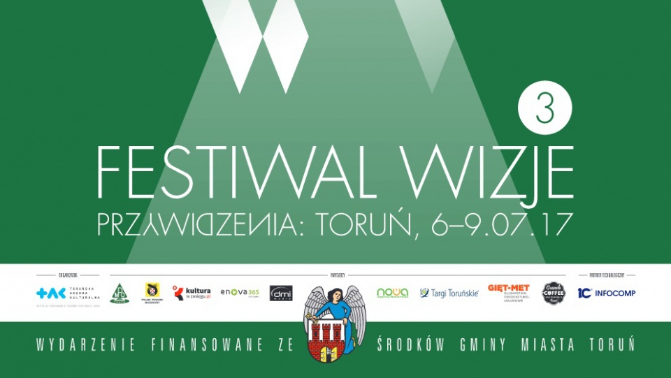 Festiwal Wizje jest próbą przybliżenia sztuki współczesnej i wyjścia z nią w przestrzeń publiczną. Grafika: festiwalwizje.pl
