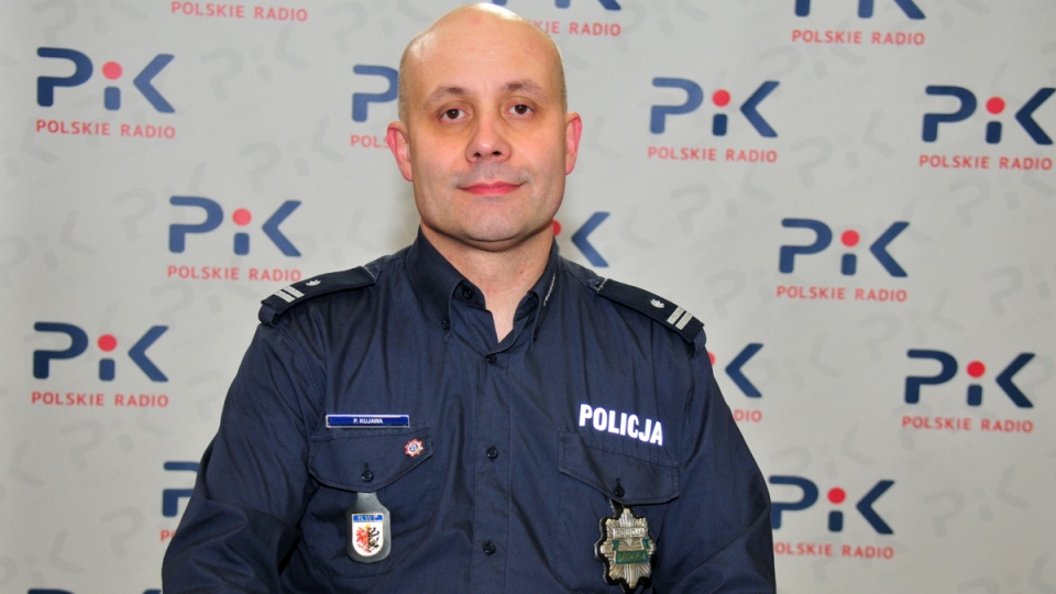 Podinsp. Piotr Kujawa - przewodniczący Zarządu Wojewódzkiego NSZZ Policjantów