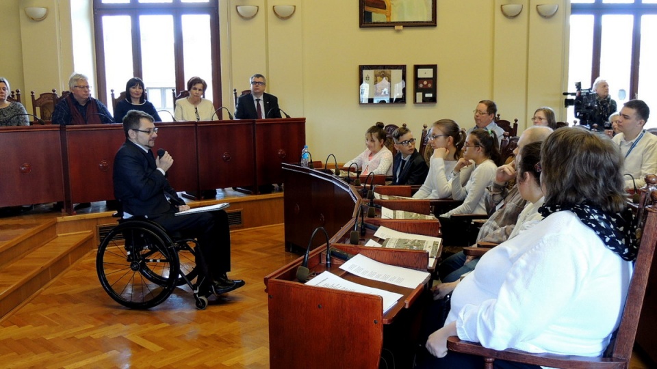 Sesje osób niepełnosprawnych odbywają się w bydgoskim Ratuszu od 2000 roku. Fot. Tatiana Adonis