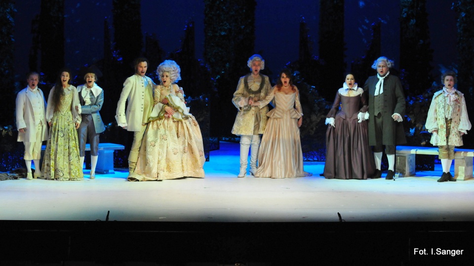 "Wesele Figara" - opera W.A. Mozarta w wykonaniu artystów Opery Nova zainaugurowała w sobotę wieczorem 24. Bydgoski Festiwal Operowy.