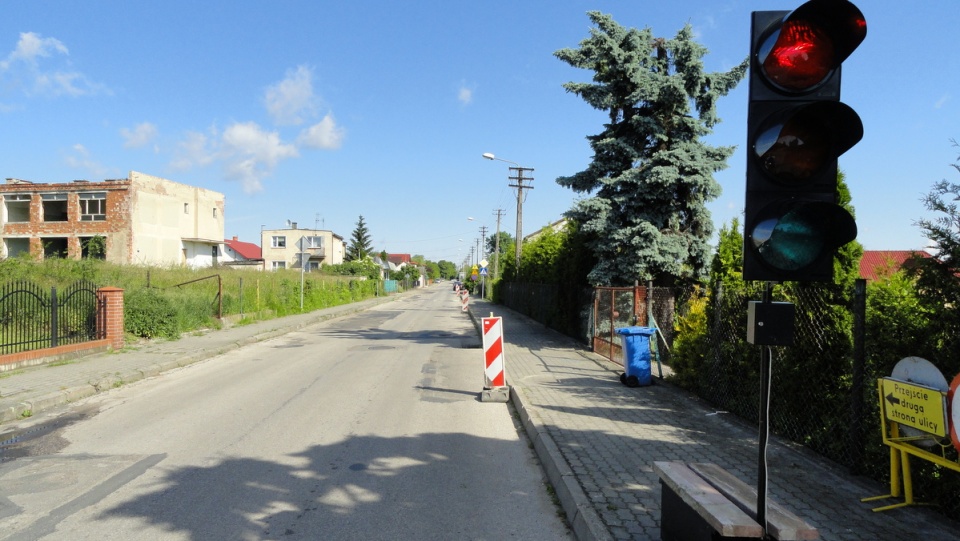 Tak ulica Ciechocińska wygląda obecnie. Fot. Sławomir Kukiełczyński