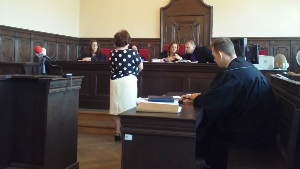 Pierwsi świadkowie zeznawali dziś w procesie Dariusza W. - oskarżonego o usiłowanie zabójstwa swojej 4-miesięcznej córki i znęcanie się nad żoną. Fot. Kamila Zroślak