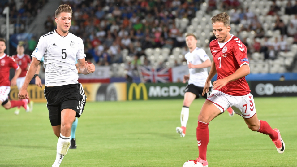 Zdjęcie z meczu Niemcy kontra Dania podczas piłkarskich MME. Fot. PAP/Jacek Bednarczyk