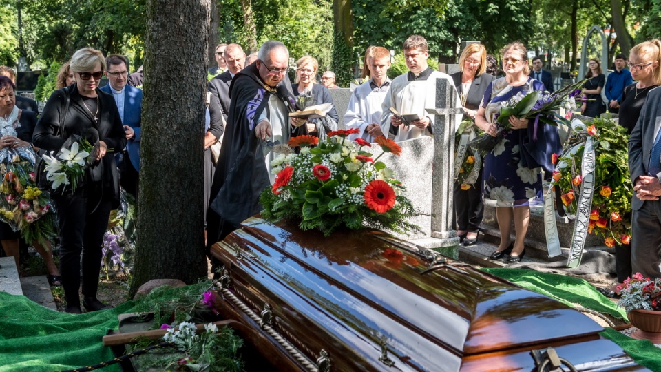 Profesor Lecha Morawski pochowany został na toruńskim cmentarzu św. Jerzego. Fot. PAP/Tytus Żmijewski