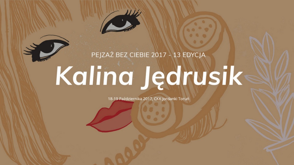 W konkursie na interpretację piosenek Kaliny Jędrusik, zmierzy się 11 wykonawców. Grafika: pejzazbezciebie.pl