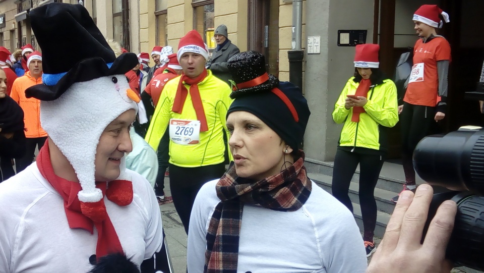 Ponad 4 tys. osób wzięło udział w tegorocznej edycji Festiwalu Biegów Świętych Mikołajów w Toruniu. Fot. Monika Kaczyńska