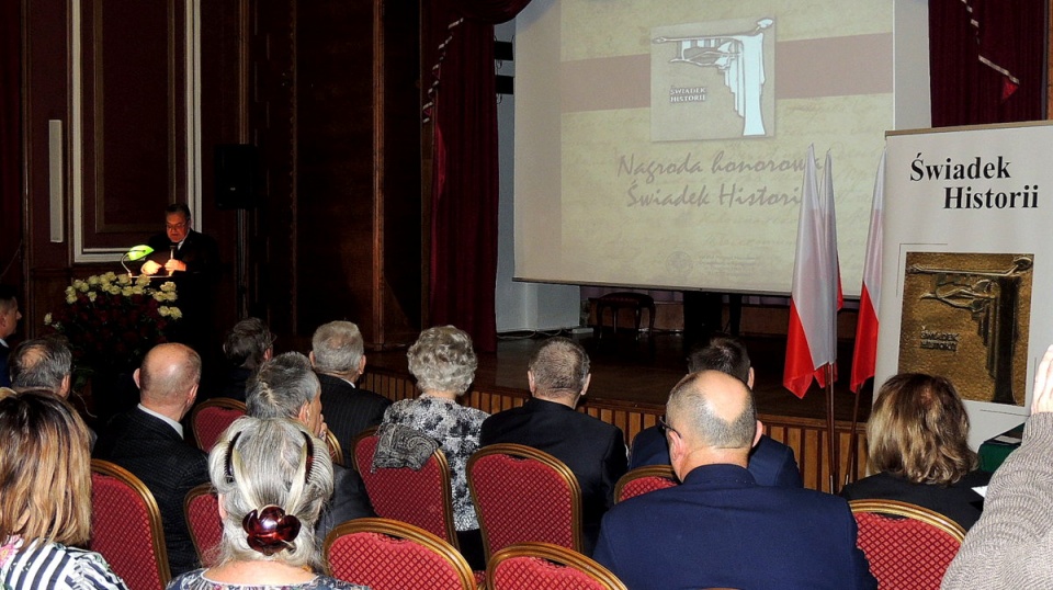 Uroczystość wręczenia nagrody honorowej IPN "Świadek Historii", odbyła się w bydgoskim Hotelu Pod Orłem. Fot. Tatiana Adonis